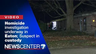 Homicide investigation underway in Eaton Suspect in custody WHIO-TV
