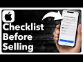 What To Do Before Selling Or Giving Away iPhone