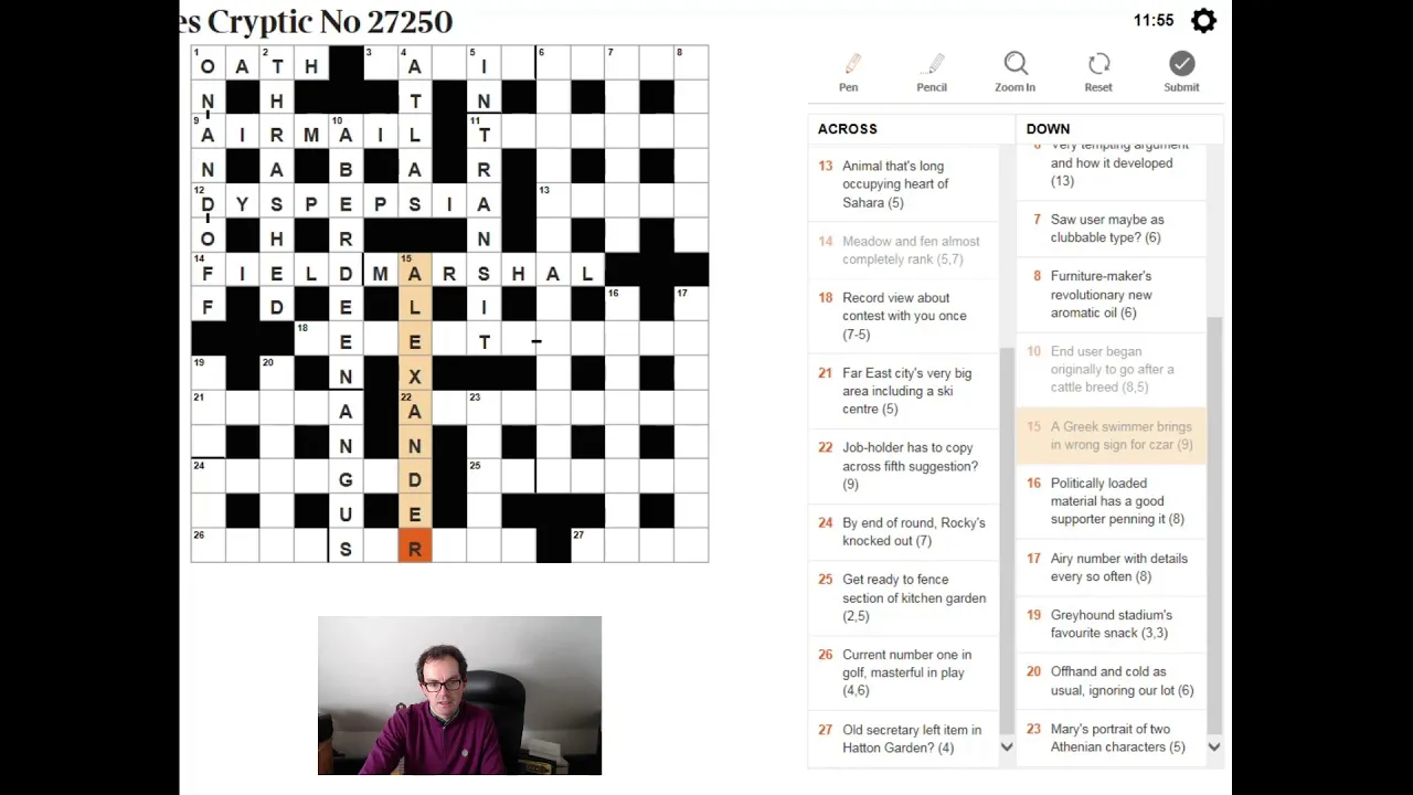 Guide To Solving Today's Times Cryptic Crossword