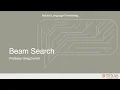 Beam Search Natural Language Processing at UT Austin