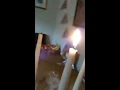 Relighting a candle by its smoke