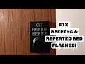 SmartCode Lock Beeping and Flashing Red How to Fix