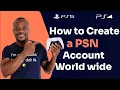 How to Create a PlayStation Network Account For PS5 PS4