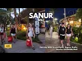 SANUR, Bali Satday Walk Around Matahari Terbit, Segara, Sindhu Beach, \u0026 ICON Bali Walking Tour 4K