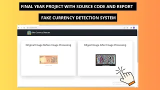 Fake Currency Detection Using Image Processing Final Year Project
