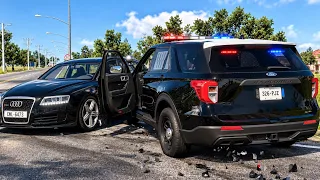 American Police Chases #16 - BeamNG Drive
