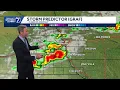 Severe weather threat trending south of the Omaha metro tonight