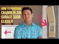How to program your Garage Door keypad clicker opener - Chamberlain Klik2U