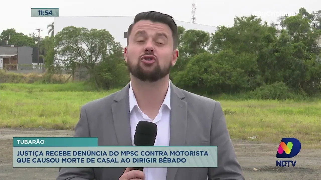 Justiça recebe denúncia do MPSC contra tubaronense que causou morte de casal ao dirigir bêbado