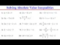 Absolute Value Inequalities The Complete Guide Graphing Interval Notation Special Cases