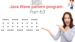 Java wave pattern program part 63 Easy Learning Genius