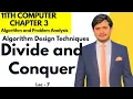 Divide and Conquer Algorithm Design Technique 11th Computer - Ch 3