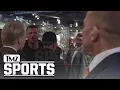 GSP vs Bisping Threats Cussing Insults In Backstage Standoff TMZ Sports