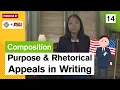 Purpose and Rhetorical Appeals Study Hall Writing Composition ASU Crash Course