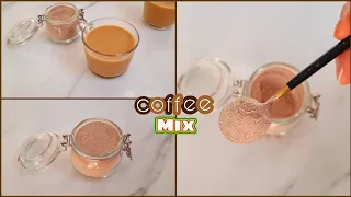 حضرى بودرة الكوفى ميكس اتنين  واحد وبدون مبيض قهوة ولا لبن بودرة ولاسكر دندنها