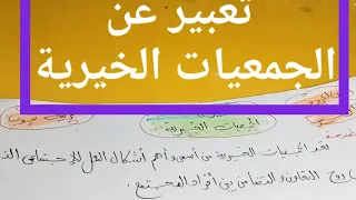 تعبير عن الجمعيات الخيرية 