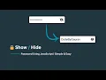 Password in JavaScript Simple Easy Tutorial