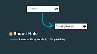 Password in JavaScript Simple Easy Tutorial