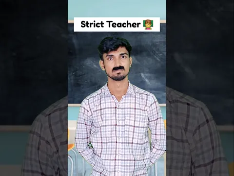 Strict Teacher In School 🏫👨‍🏫 #comedy #comedyvideo #shorts #youtubeshorts #funny #funnyvideo