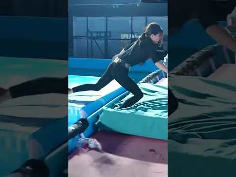 Sharp & Speedy Performance #obstaclecourse #waterpark
