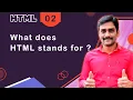 What Does HTML Stand For Explained Simply Beginner Tutorial - Episode 02