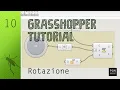 Grasshopper Tutorial ITA - Rotation Rotate Command