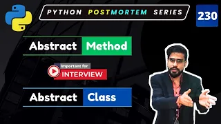 Python Abstraction Using Abstract Methods and Classes