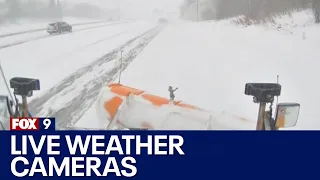 Winter storm in Minnesota Live cameras radar