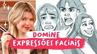 COMO DESENHAR EXPRESSÕES FACIAIS