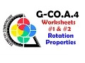 G-CO A 4 Worksheets - Rotation Properties Characteristics