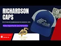 Insider look at Embroidered Richardson Caps