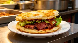 【LIVE】Tongguan Roujiamo (meat sandwich) for immediate sale