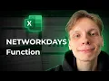 How to Use the NETWORKDAYS Function in Excel 2026 Easy Guide