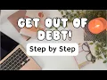 How To Pay Off Debt Step by Step New Savings Challenges Freebie Printables Cash Envelopes