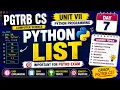 PGTRB CS Unit VII Python Day 7 List in Python Complete Explanation with Examples
