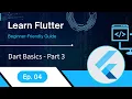 Dart Basics - Part 3 Async Await Functions Try Catch Flutter Course for Beginners