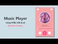 ASMR Programming - How To Make Music Player Using HTML CSS And JavaScript GreatStackDev