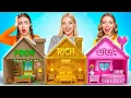 Download Lagu One Colored House Rich vs Broke vs Giga Rich | Funny Moments by Multi DO Girls