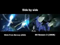 Lagu Side by side (00 Gundam and Aerial Rebuild first launch)