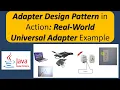 Adapter Design Pattern in Action Real-World Universal Adapter Example