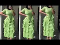 How to cut and sew this trendy dress with flounce frills