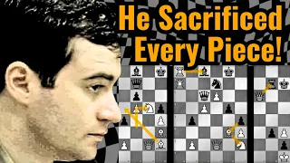 Le GM sacrifie toutes ses pièces et gagne ! Qui est ce type ?