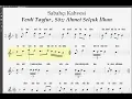 Sabahçı Kahvesi - Ferdi Tayfur / Nota