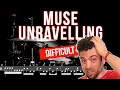 Muse - Unravelling - Drum cover (with scrolling drum score)