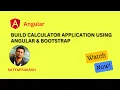 Angular Tutorial for Beginners Build Calculator Application