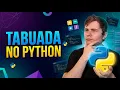 Tabuada Automatica em Python Como usar o Laco FOR Passo a Passo