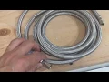 Ice Maker Water Hookup for Refrigerator Easy Way - No Teflon Tape needed only Wrench