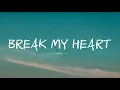 Download Lagu Break my heart-  Dua lipa (1 hour )