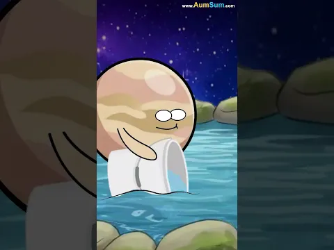 The Sticky Foam Planet! | #aumsum #kids #shorts