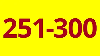 Learn English Numbers 251–300 | Listen and Repeat with Audio